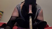 Horny Femboy Slut Satisfies Her Cock Craving With Fuck Machine Part 1