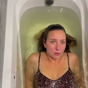 Sinking Beauty: Held Underwater, Begging for Air