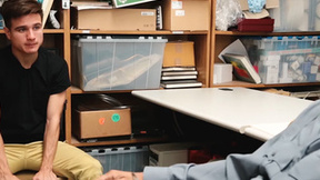 ”Burglar caught, huge black cock will make it all go away through his booty”