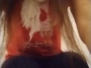 Naughty girl fingering her tight pussy in a restaurant#Quick Orgasm