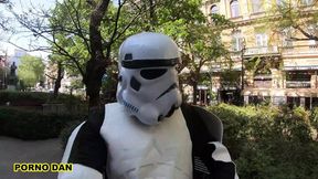 Star Wars Addict Jennifer Mendez gets ass play fucked hard in a threesome