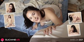 Amelia Ost Is So Happy Enjoying A Hard Dick In A Porn Movie