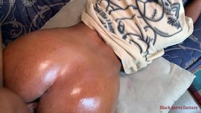 sexy black mature takes black pipe