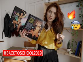 BACKTOSCHOOL2019 JOI - Teacher caught u reading a porn mag.