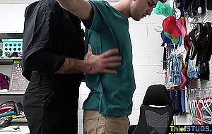 Dirty LP officer dominating and fucking a teen perp