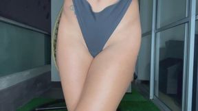 Valery Rhouse Voyeur Balcony Masturbation Caught Playing Outside