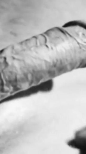 Revealing My Big White Hard Cock