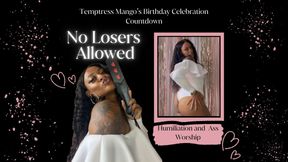 Birthday Celebration Countdown: Findom Ass Worship and Humiliation (Day 7)