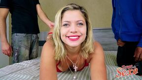 pamela pantera appeared on turma to fuck with the gifted black guy and the horny white guy! - turma do sexo