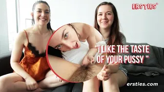 Leah and Domino have passionate first time lesbian sex with fingering