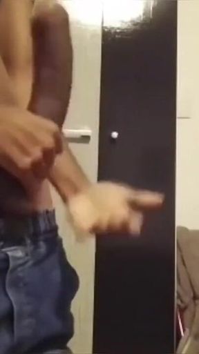 Wanking slapping my big hard cock
