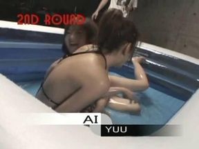 Japanese Oil Wrestling: Yum Yum