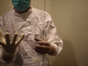 Surgical latex gloving
