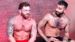 Riley Mitchell and Rikk York Savage BearbackFuck, Tatted Dicks Pumping Raw Juices