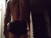 BWC and fat ass in spandex