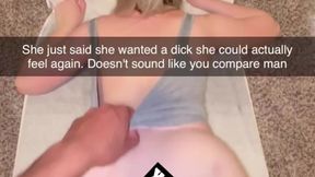 Married woman gets BBC'd on Snapchat in raw cuckold scenes