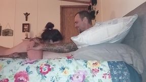 Satin Lady Gets Smacked and Gaged and Stuffed by Jrocks Dick