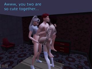 Redhead hunk gets screwed by greater quantity shemale hentai