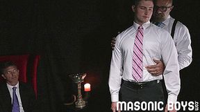 MasonicBoys Suited Step daddies fuck muscle apprentice