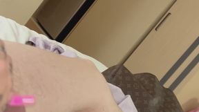 Sticky Footjob Pre-Cum Rainbow Toenails POV Foot Job Toenails Nail Polish Teen Bimbo Close-Up