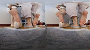 3DVR180 YIDE ballet shoe sole with smelly feet and flattened shape