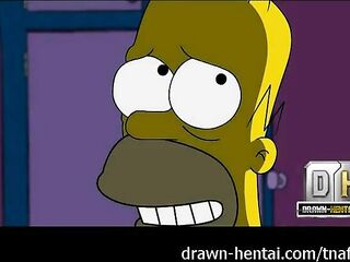 DRAWN MANGA - Simpsons Porn - Sex Night