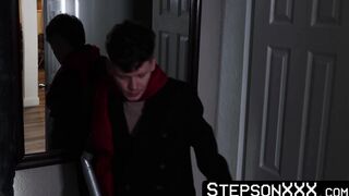 StepsonXXX.com - Big hairy dude Alex Tikas gifted me his gargantuan dick for Christma