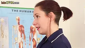 Cfnm Euro Nurse Instructs Cock Tugging