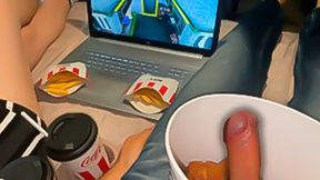 Kfc Bucket with a Surprise Inside. Stepsister Liked It.