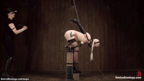 Lezdom torments blonde & ebony