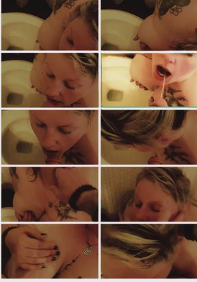 BBW gets a mouthful of piss