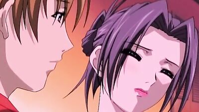 Stepson pounds the best MILF in the family in hot anime action