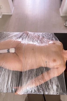 Amatauer Model Stretch Bondage Session with Multiple Orgasms and Squirts