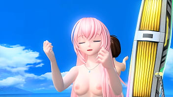 Megurine Luka &amp_ Meiko Promise Project diva Nude Mod Full Nude