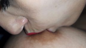 Strangers' intimate lesbian encounter