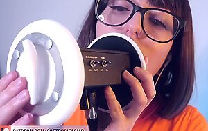 SFW ASMR Velma Cosplay Ear Licking - PASTEL ROSIE Ear Eating - Tingly Scooby Doo 3Dio Microphone POV