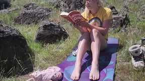 Relax With Me And The Sounds Of Nature: Reading In Public In The Nude