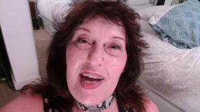 Curvy Redhead Dawn Skye Flaunts Her Polka Dot Dress and Silver Heels