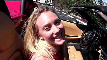 AJ Applegate Gets Her Shaved Pussy Pounded and Filled by Mike Hunt