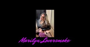 Marilyn Leather Glove Smoking Fetish 120s Strip Tease