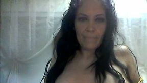 Milf Spreads Leg and Plays