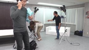 Pretty asian girl doing hot casting