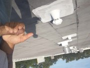Solo masturbation on a roof top. Almost got caught