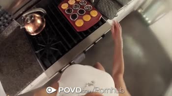 Ariana Marie's Sizzling POV Foreplay & Sex in the Kitchen