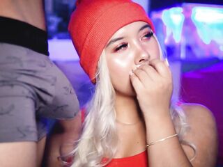 Excited blonde sucks her uncle's schlong whilst wearing boxers