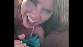 Riley Jacobs sucks the guy that caught her giving oral on the beach XVIDEOS EXCLUSIVE