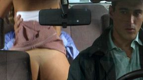 Using his Hot talisman, the forsaken husband fucks a hot blond all ways at the back of a cab