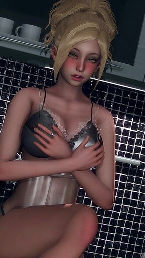 Eternum 4 - Penelope Forgets Orion Is Home Shows off Her Night Dress