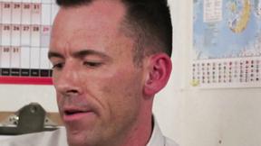 ”Office ladies exploring collegue's shaft at desk”