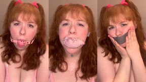 Ball Gag, Panties or Tape Gag?